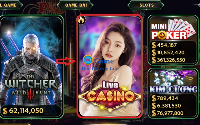 Live Casino mang đến hàng loạt tựa game bài hiện đại, thú vị