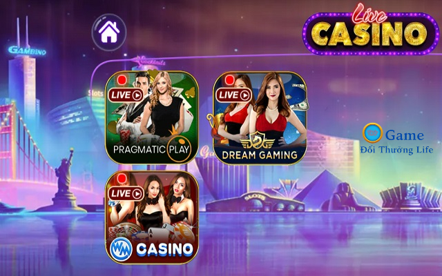 Tận hưởng thể loại game Live Casino hoành tráng, có tỷ lệ thưởng siêu cao