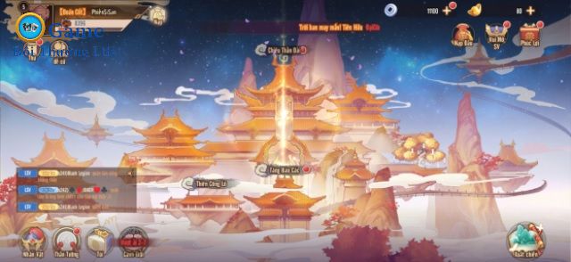Tại màn hình chính, người chơi nhấn chọn Avatar ở góc trái 
